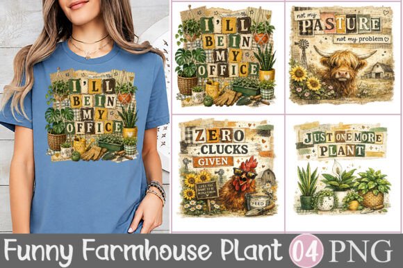 Download Vintage Plant Lover Farmhouse PNG - Premium Resources