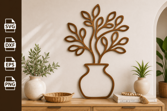 Download Potted Plant Tree Laser Cut Files - Plant Collection