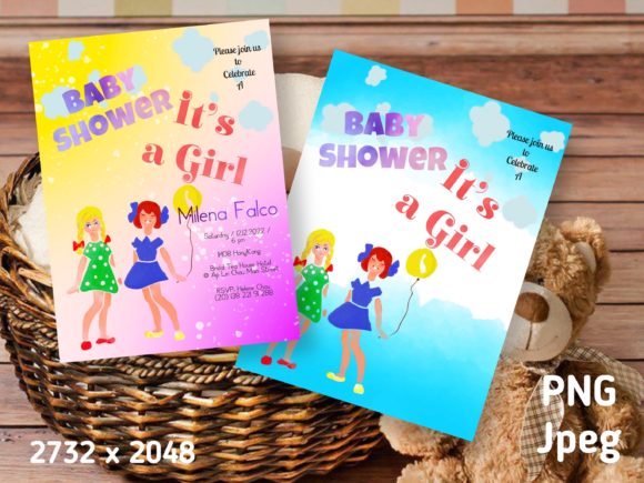 Download Baby Shower Invitation Clipart Postcard - Invitation Collection