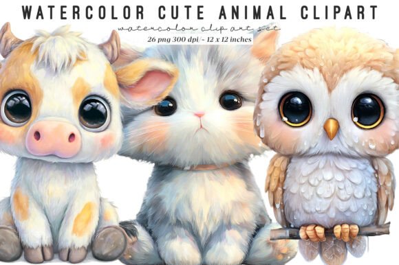 Download Cute Animals Png Bundle - Cute animal Collection